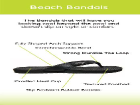 Beach Bandals Close-Up